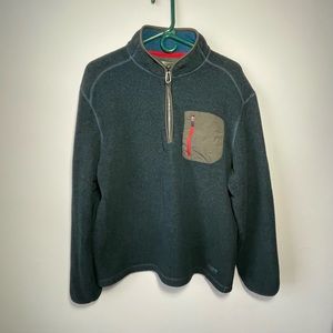 G.H.BASS & CO Men’s Blue Nights 1/4 Zip Explorer Arctic Terrain Jacket Sz Large